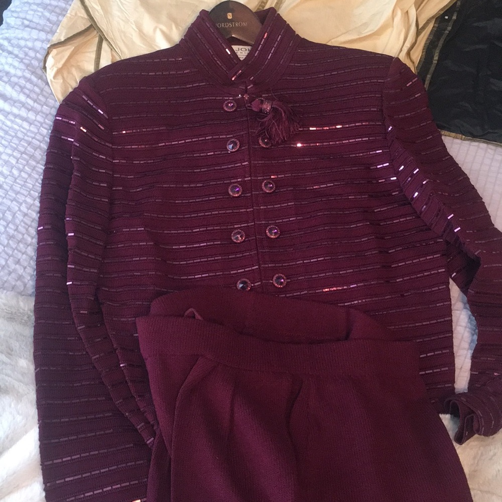 Two piece St. John evening sweater  suite